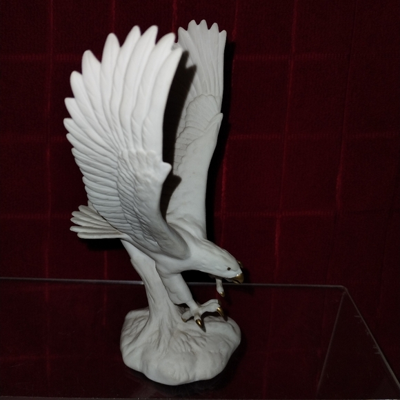 1985 Maruri Signature Collection By W.D. Gaither " Hawk " With 24k Gold Paint - Picture 6 of 13